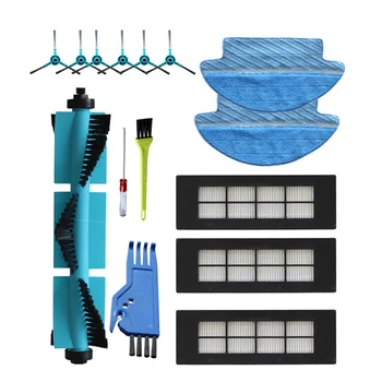 

Compatible with Conga 3090 er Accessories Main Brush, Side Brush, Rag, Mop and Filter Set