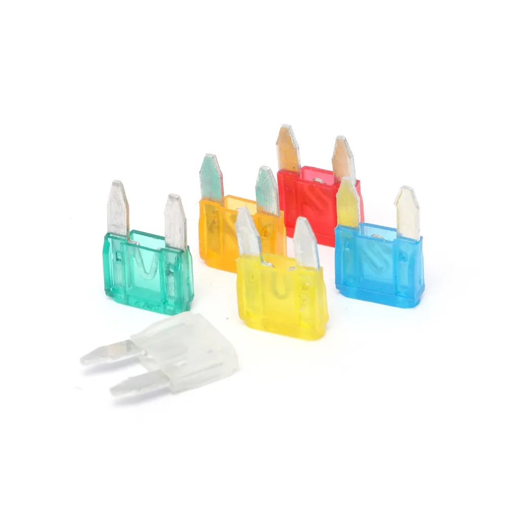 Car Fuse Assortment Set 120Pcs/lot 5A 10A 15A 20A 25A 30A AMP Plastic Box car fuses kit