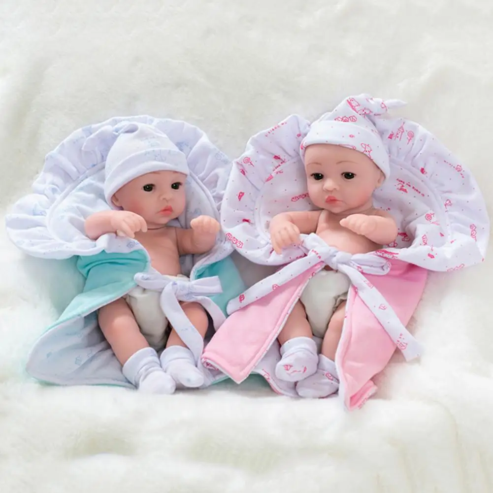 Кукла-реборн 11,81 дюймов, реалистичные куклы для новорожденных, реалистичные куклы для новорожденных, реалистичные силиконовые игрушки для младенцев ручной работы, игрушки для малышей