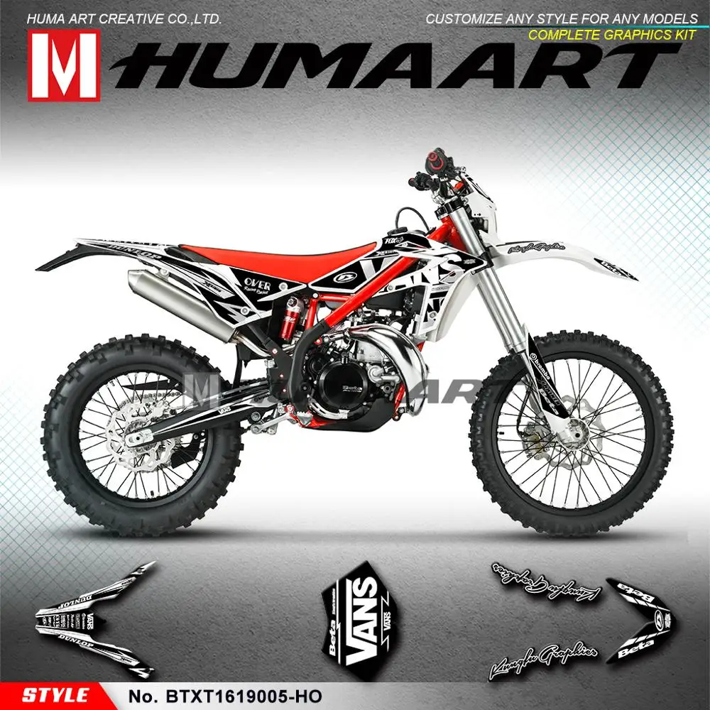HUMAART Motocross Stickers Custom Vinyl Decals Graphic Kit for Beta X