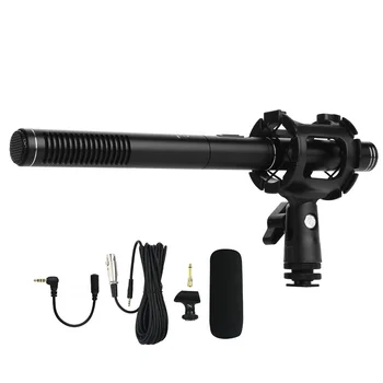 

Professional Studio Condenser Microphone Mic Stereo Conference Interview For DSLR SLR Camera Camcorder Video DV DC