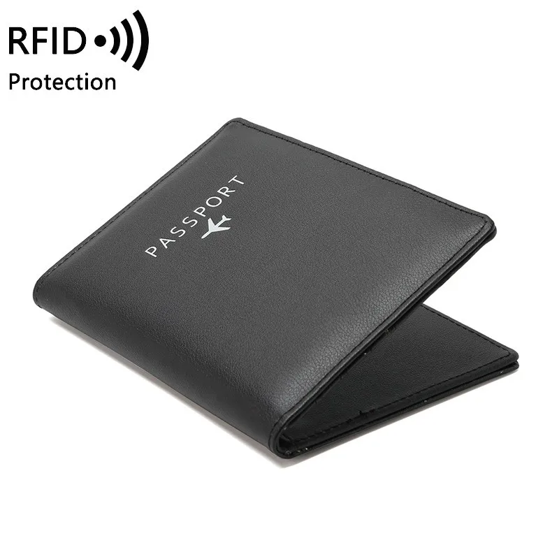 Ougger RFID Обложка для паспорта держатель винтажный бизнес Многофункциональный ID