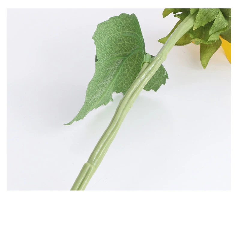 10Pc Simulation Small Sunflower Home Flower Arrangement DIY Background Decoration Wedding Bride Hand Holding Fake Flowers Floral