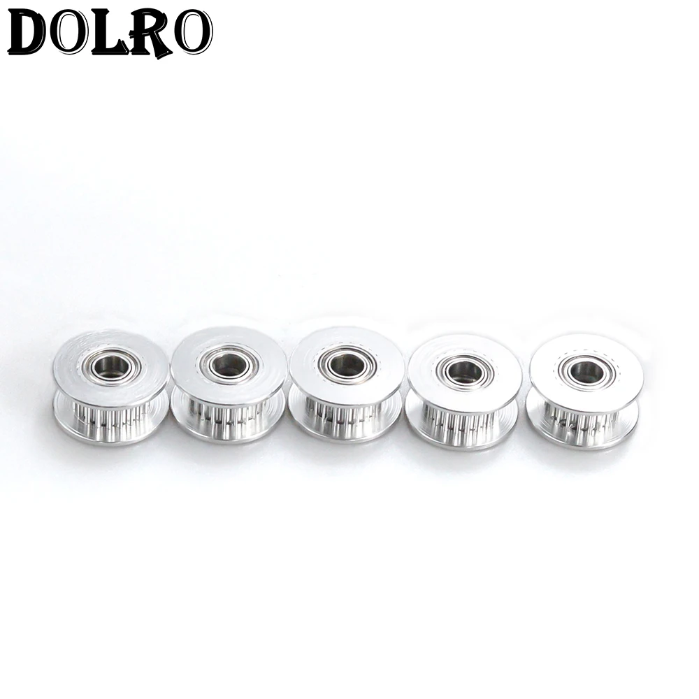 1pc GT2 Timing Pulley 16/20 Tooth Wheel Bore 3/4/5mm Aluminium Gear Teeth Width 6/10mm For 3D Printers Reprap Part timing pulley