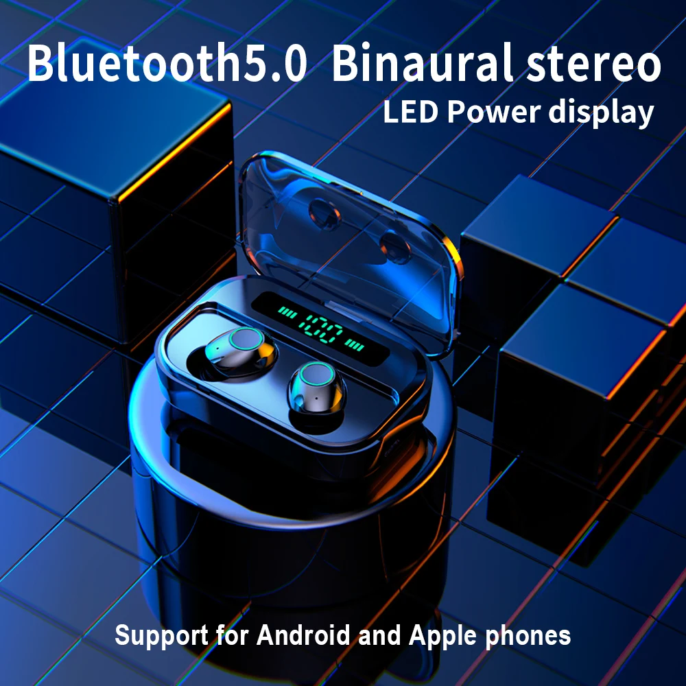 Bluetooth наушники HIFI беспроводные наушники TWS Bluetooth спортивные наушники Bluetooth Handsfree автомобильный комплект стерео Bluetooth наушники