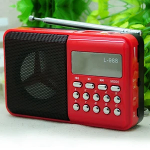Image 2 - L 988 Hifi רמקול מיקרו Usb מיני רמקול מוסיקה נגן אודיו רמקולי עם FM רדיו MP3 נגן