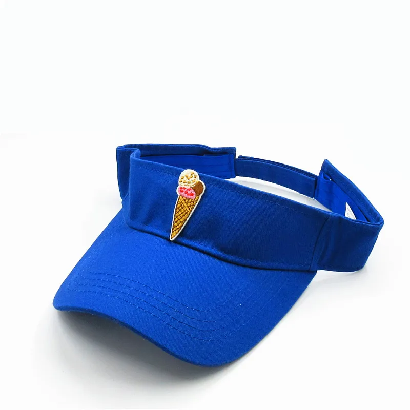 2024 Cotton Cartoon Ice Cream Embroidery Visors Baseball Cap Adjustable Snapback Cap for Men and Women 110 6