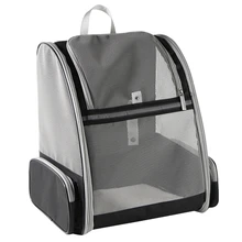 Инновационный рюкзак с пузырьками для путешествий, переноски для домашних животных для кошек и собак черного цвета