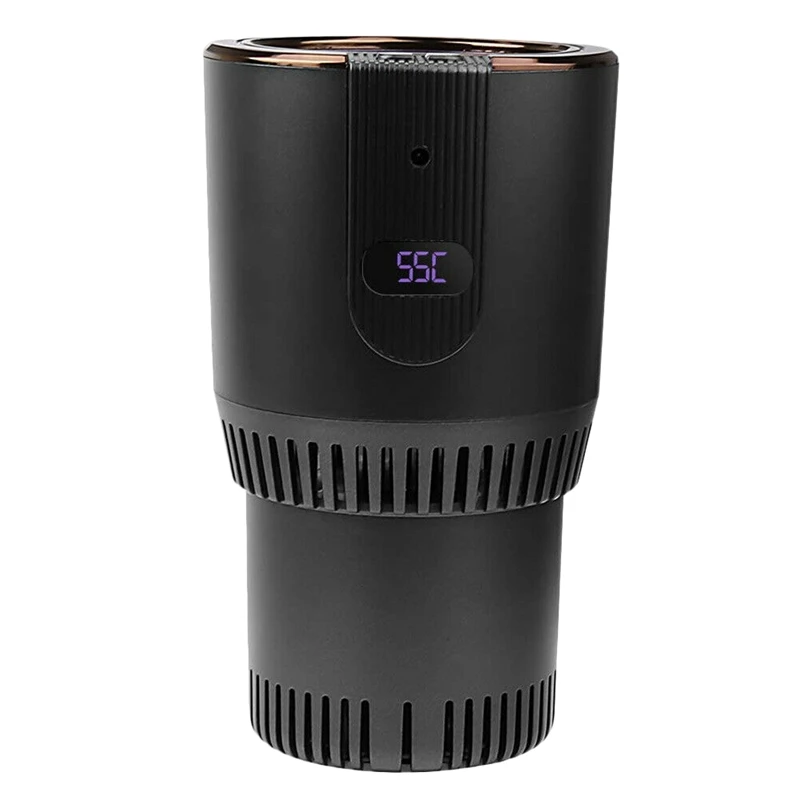  2-In-1 Smart Car Cup Warmer and Cooler 12V3A Electric Coffee Warmer Beverage Cooling & Heating Mug 