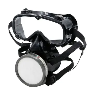 

Anti-Dust Gas Spray Paint Respirator Industrial Chemical Mask Dust Haze Goggles 634B