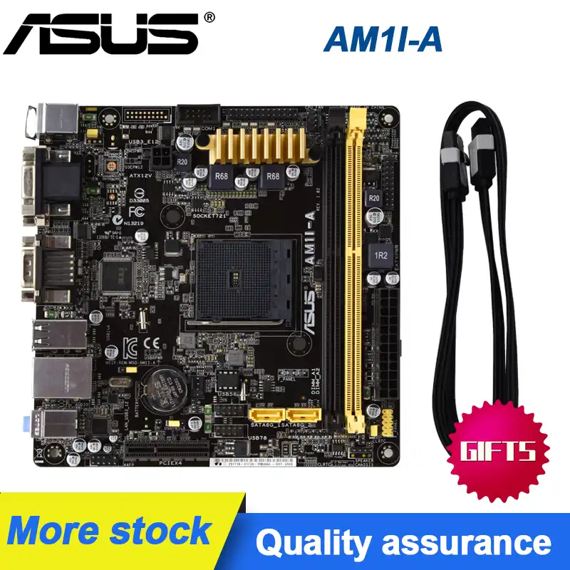 Asus Am1i Aミニitx 17 17 Amd Am1 サポートnasとcomポートオリジナルデスクトップマザーボードセット Motherboards Aliexpress