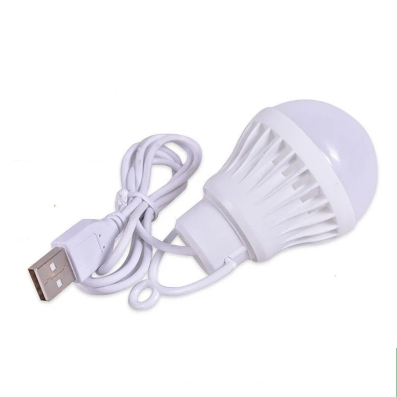 Портативный USB светодиодный энергосберегающий лампочка, светодиодный шариковый лампочка для наружного ноутбука, USB Мобильный аварийный светильник, лампа для чтения