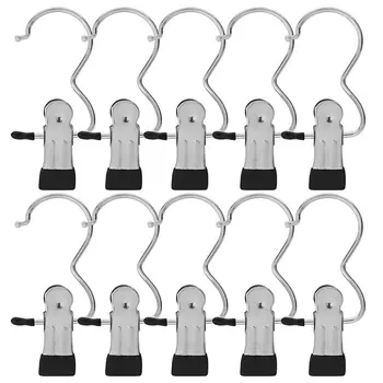

24 Pcs Laundry Hook Boot Hanging Hold Clips Portable Hanging Hooks Home Travel Hangers Clothing Clothes Pins