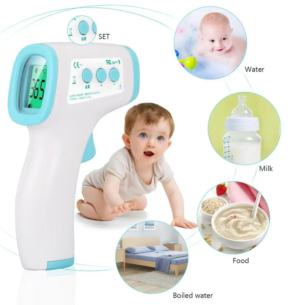 

Non-Contact Infrared Human Body Thermometer Home Hand-Held Digital Thermometer Temperature Measurement Meter
