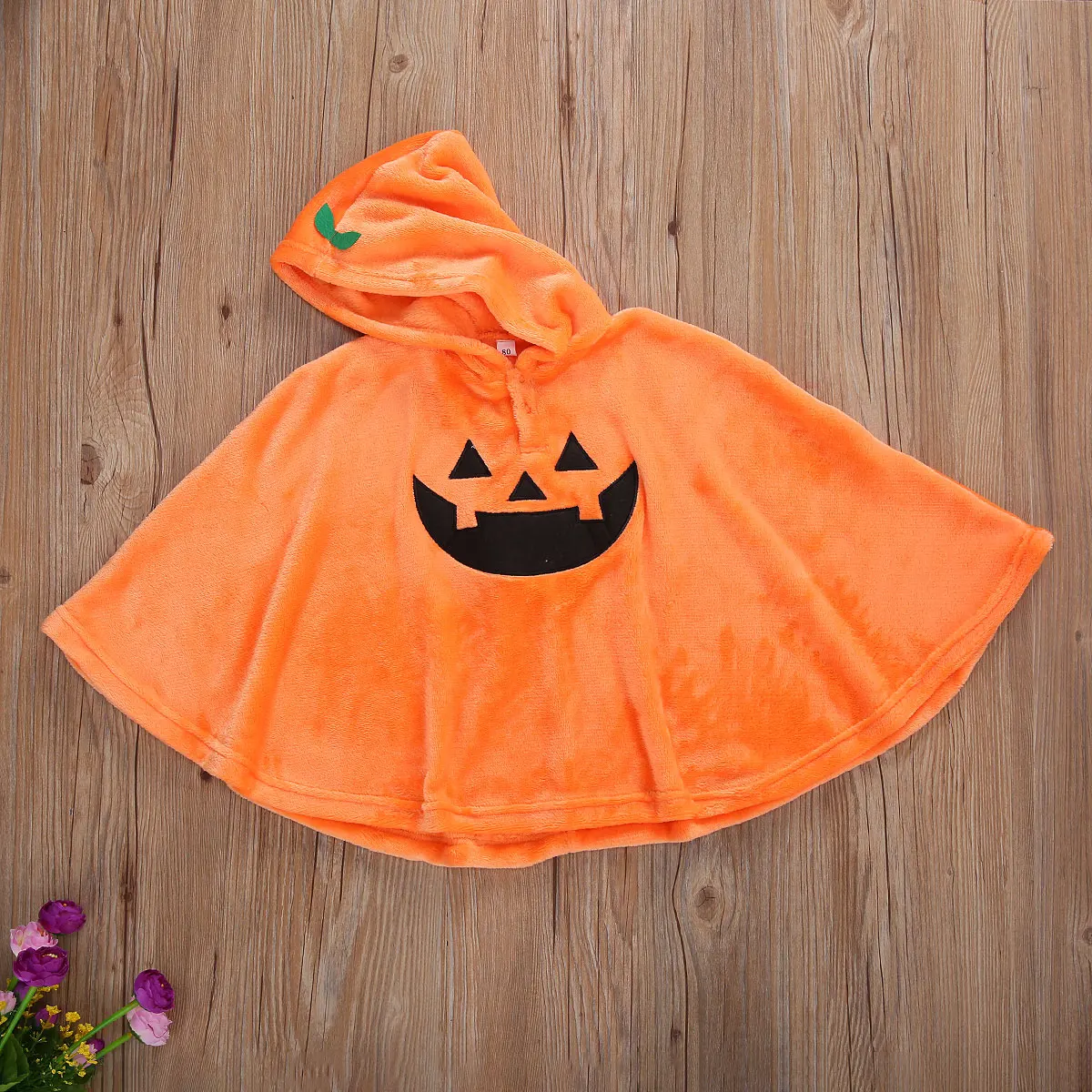 2020 Newest Hot Infant Kids Baby Girls Boys Halloween Costume for Toddler Baby Funny Ghost Pattern Hooded Fleece Cloak Cape