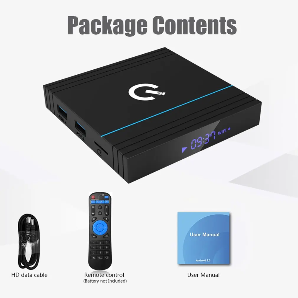 Q95 Mini Android 9.0 TV BOX Amlogic S905X3 4GB 32GB Smart TV Box Wifi 4K HD Netflix Set Top Box