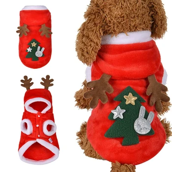 

Christmas Dog Clothes Small Dogs Santa Costume for Pug Chihuahua Yorkshire Pet Cat Clothing Jacket Coat Pets Costume