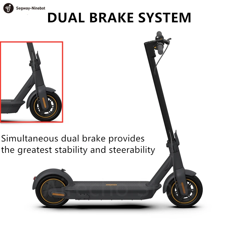 ЕС наличии оригинал Ninebot MAX G30 Smart Электрический Скутер Складной KickScooter 65 км