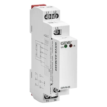 

GEYA GRV8-03 M460 3-Phase Voltage Relay 1SPDT Phase Sequence & Failure Protection