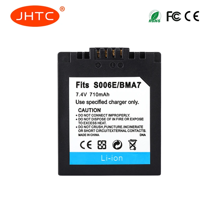 Камера Батарея CGAS006E/BMA7 для цифрового фотоаппарата PANASONIC BP DC5 E DMC FZ30PP FZ18EG S CGR S006A/1B DC5U