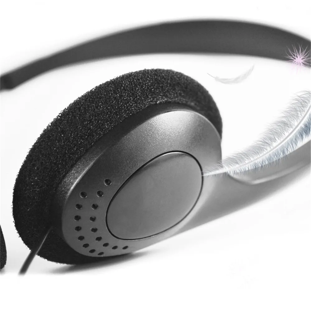 3.5mm Wired Gaming Earphone Headphone With Microphone 3.5mm Plug MIC VOIP Headset Skype for PC Computer Laptop 4
