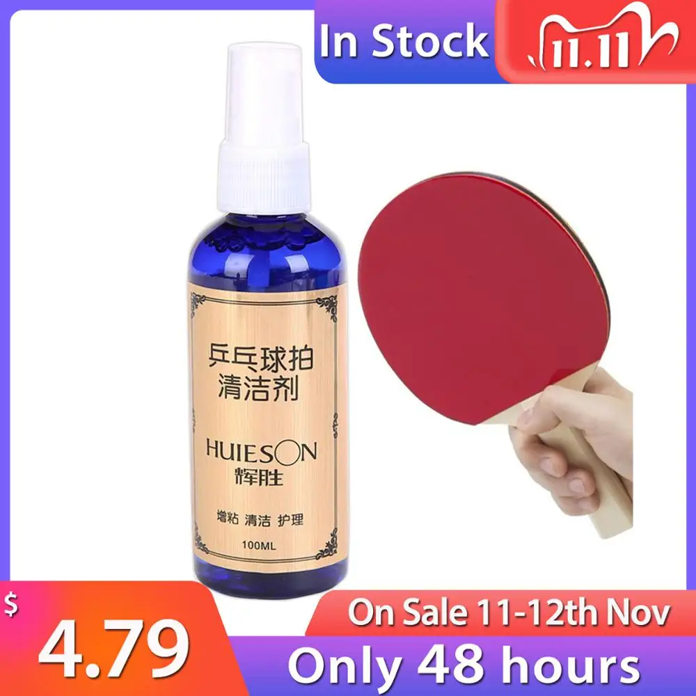 100 Ml Cleaning Agent Cleaner For Table Tennis Rubber Rackets Ping Pong