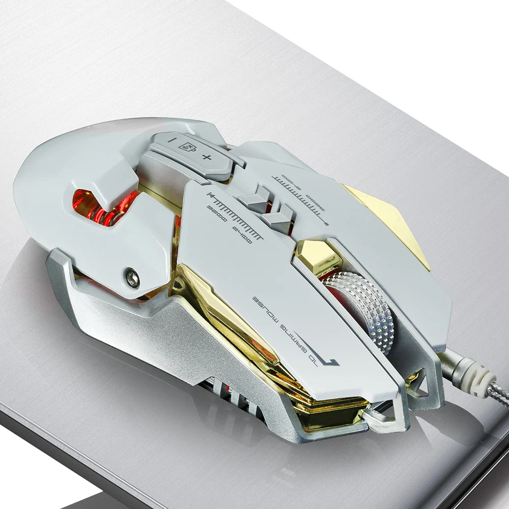 Проводная RGB игровая Мышь 6/11/7-ми программируемых кнопок 3200 Точек на дюйм Регулируемая игровая Мышь с противопожарный кнопочный ноутбук Профессиональный геймер