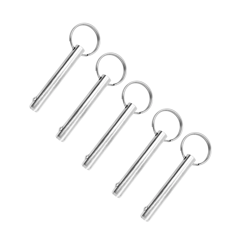 5pcs 10mm Quick Release Pin, 316 Stainless Steel with Sprung Ball End