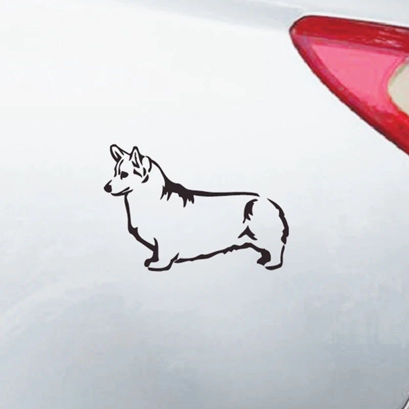 Corgi Silhouette Vinyl Decals