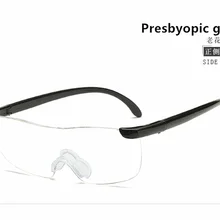 250 градусов, очки для зрения, увеличительное стекло, очки для чтения, портативный подарок для родителей, дальнозоркое увеличение