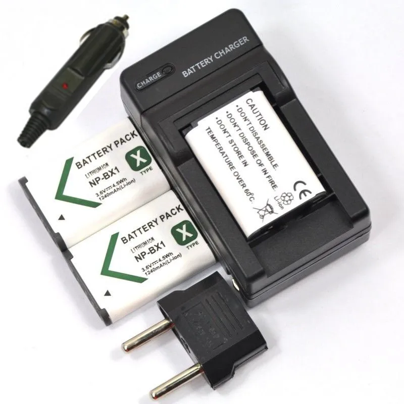 Черный NP-BX1 NPBX1 BX1 аккумулятор+ зарядное устройство для sony Cyber-shot RX1, RX100, WX300, WX350, HX300, HX50V, HDR-AS50, AS200V, CX240, PJ275 X1000V - Цвет: Черный