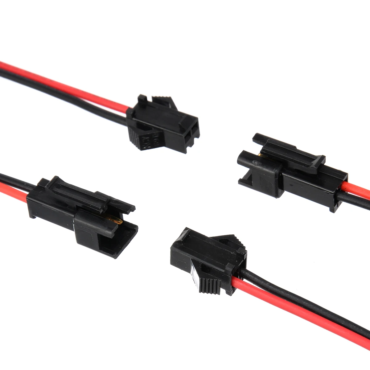 

2-Pin 5 Pairs Plug For LED Light Connector Wire SM Plug Connector Cable Wire Male + Female Electrical Connector