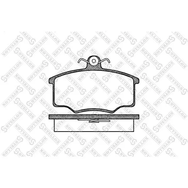 Колодки дисковые п.\ Audi 80 1.6-2.0/1.6D 76-86, Volvo 340-360 8
