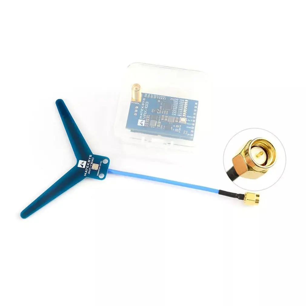 Matek System MATEKSYS VRX-1G3 1,2 ГГц 1,3 9CH FPV видео приемник для дрона с дистанционным управлением очки монитор