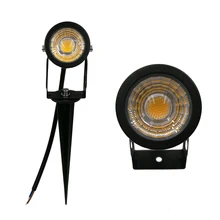 Обновленный светодиодный светильник для улицы, мини-светильник для газона, 12 В, 110 В, ландшафтный светильник, теплый белый IP65 Водонепроницаемый садовый светильник для садовой дорожки