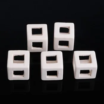 

5pcs Shrimp Small Fish Ceramic Home Shelter Cave Breeding For Aquarium Fish Tank Ornament