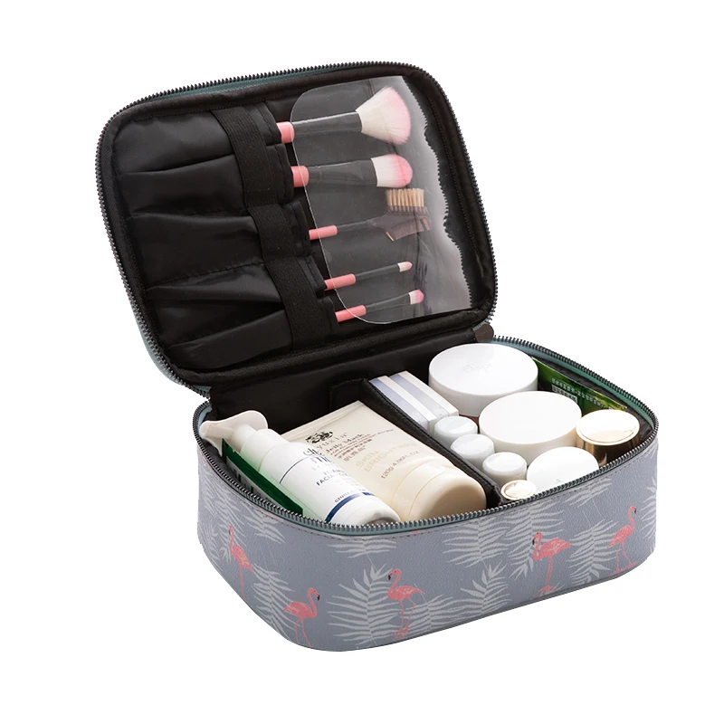 Дорожный Органайзер водонепроницаемая косметичка из полиуретана модная с