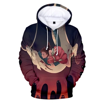 

Spirited Away 3D Hoodies Men/women/kids Spring Autumn Fashion Sweatshirts Spirited Away 3D Hoody Casual Long Sleeves Boys Coats