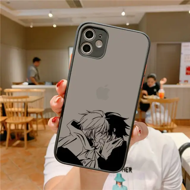 Anime Seraph of the end Yuichiro Hyakuya Phone Case for iPhone X XR XS 7 8 Plus 11 12 pro MAX Translucent Matte Shockproof shell a1