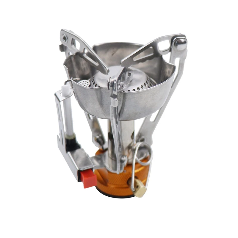 Camping Gas Stove Portable Mini Ignition Adjustable Valve For Outdoor Backpacking Hiking Cooking | Спорт и развлечения