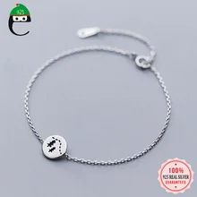 ElfoPlataSi,, 925, твердый, Настоящее серебро, Круглый браслет с деревом, 16 см, для женщин, жены, девушек, леди, хорошее серебряное ювелирное изделие, ED192