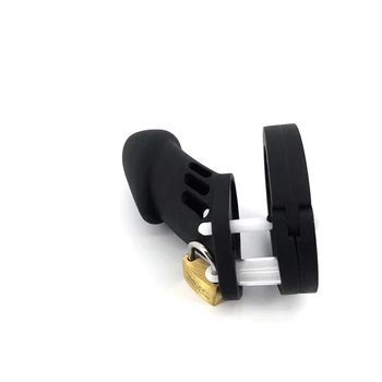 SMMQ Silicone Cock Ring CB6000 Male Chastity Cage Five Sizes Ring For Testic Sex Toys For Men Ball Stretcher Gay Sex Shop 6