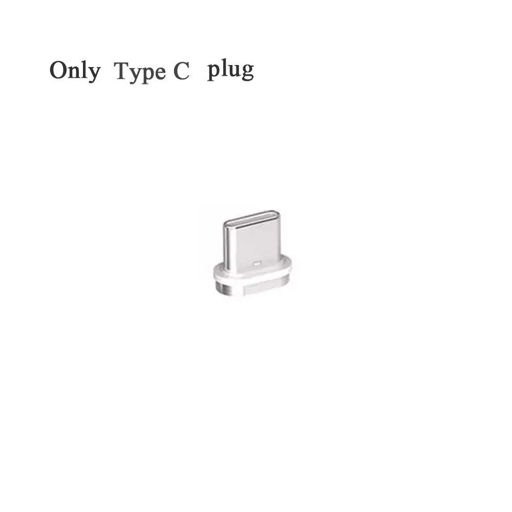 Магнитный адаптер, модный адаптер для телефона, Тип C, USB, Micro USB, Магнитный зарядное устройство, конвертер для магнитной зарядки, Дата-кабель - Цвет: Type C plug