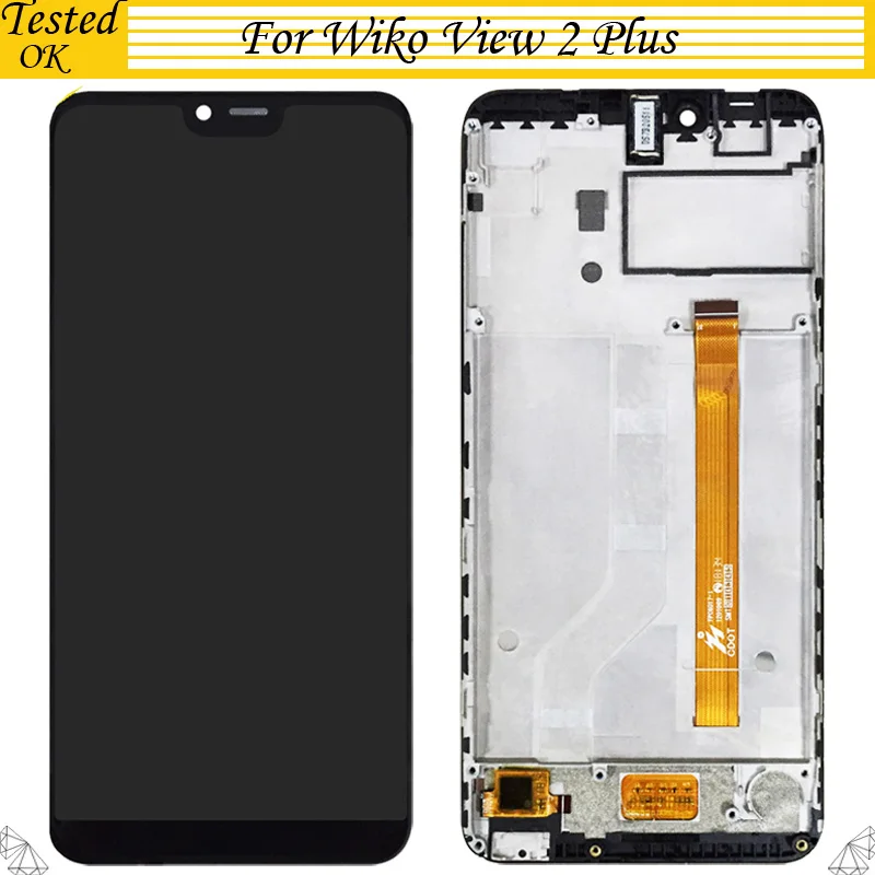 

5.93 Inch For Wiko View 2 Plus LCD Display with Touch Screen Digitizer Assembly with Frame For Wiko View2 Plus LCD Screen