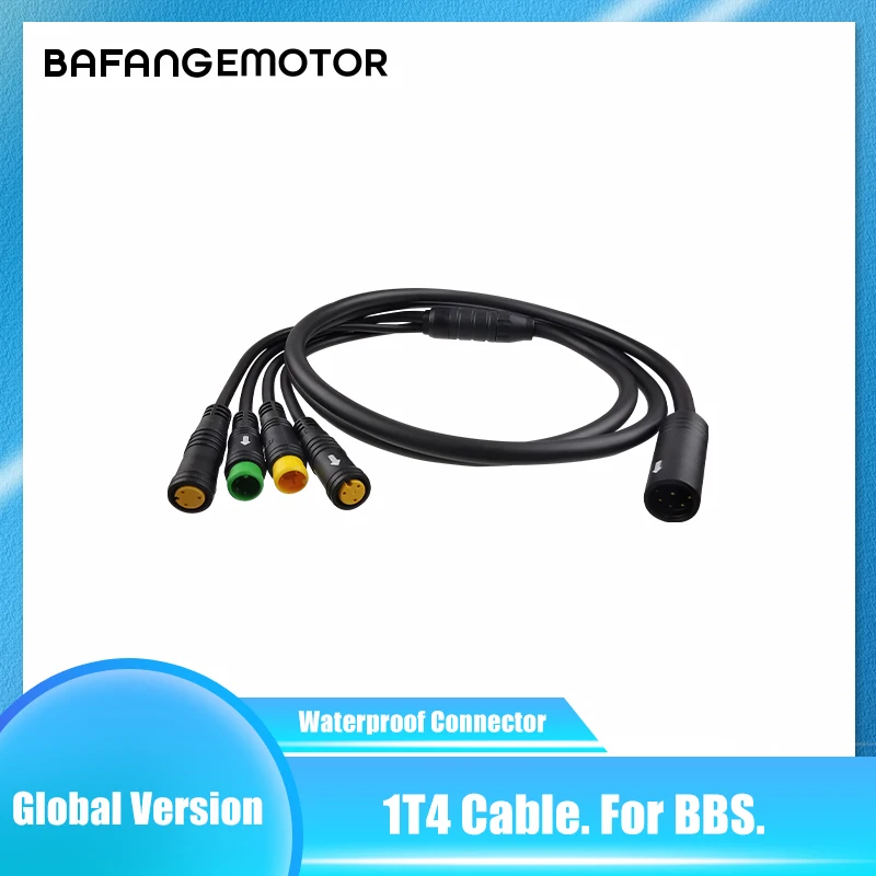 Кабель 1T4 для электровелосипеда Bafang BBS01 BBS02 BBSHD дисплей двигателя тормозной рычаг