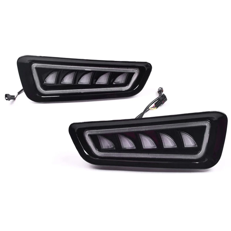  Car Styling Bright LED Daytime Running Lights for Ford F150 2018-2019 Waterproof Car DRL LED Fog Li - 4000534884272