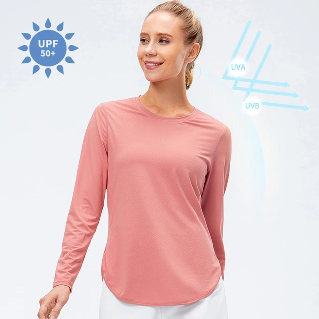 Women Running Shirt UV Protection 