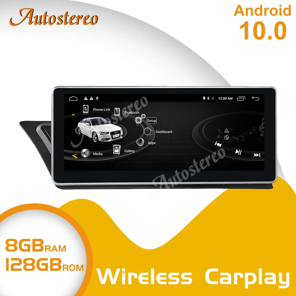 10 25 Android 8 Гб Оперативная память 128 для Audi Q5 2009-2015 автомобиля GPS навигации