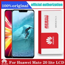 Оригинальный дисплей 6,3 дюйма с рамкой для замены для Huawei Mate 20 Lite, ЖК-дисплей с сенсорным экраном и дигитайзером в сборе Mate20 Lite