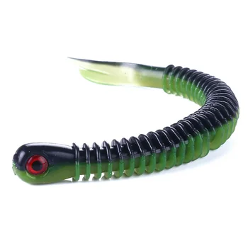 

40pcs spiral volume Soft Lure wobblers swimbait Worm Silicone Fishing lure Earthworm isca Artificial Tackle Lifelike Fishy Smell
